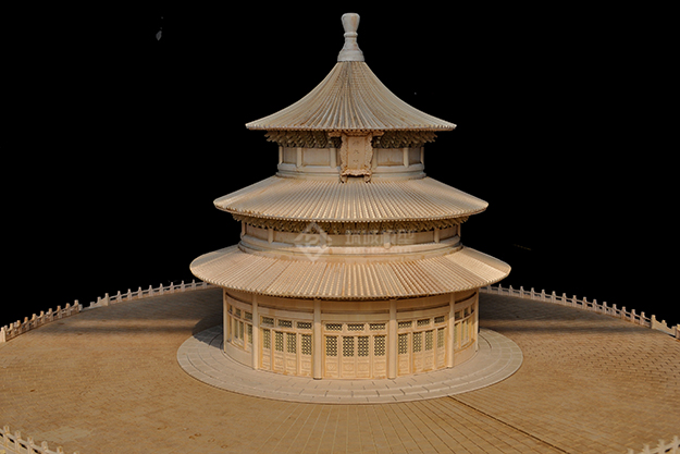 天坛祈年殿-古建筑模型