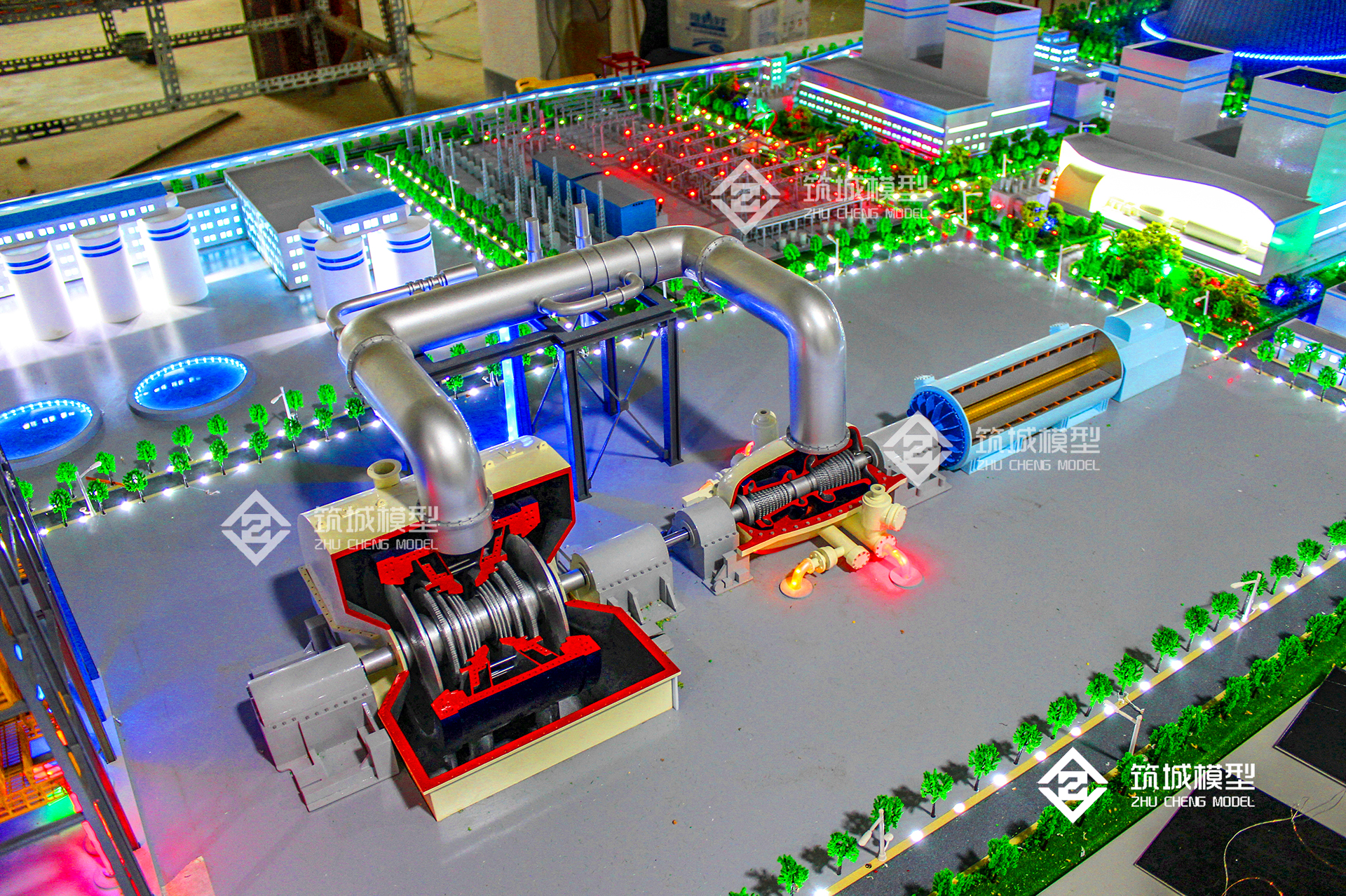 华北电力大学火电原理教学沙盘