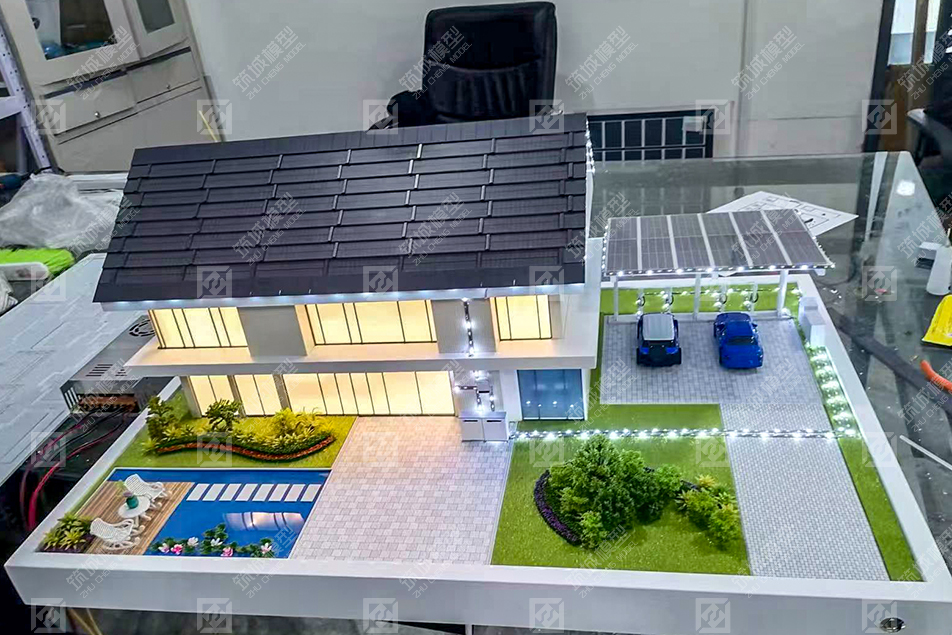 筑城世纪模型光伏发电沙盘模型制作细节实拍 筑城世纪模型光伏发电沙盘模型制作细节实拍