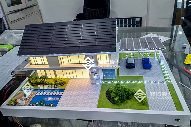 固德威建筑光伏发电模型 - 北京筑城世纪模型公司案例