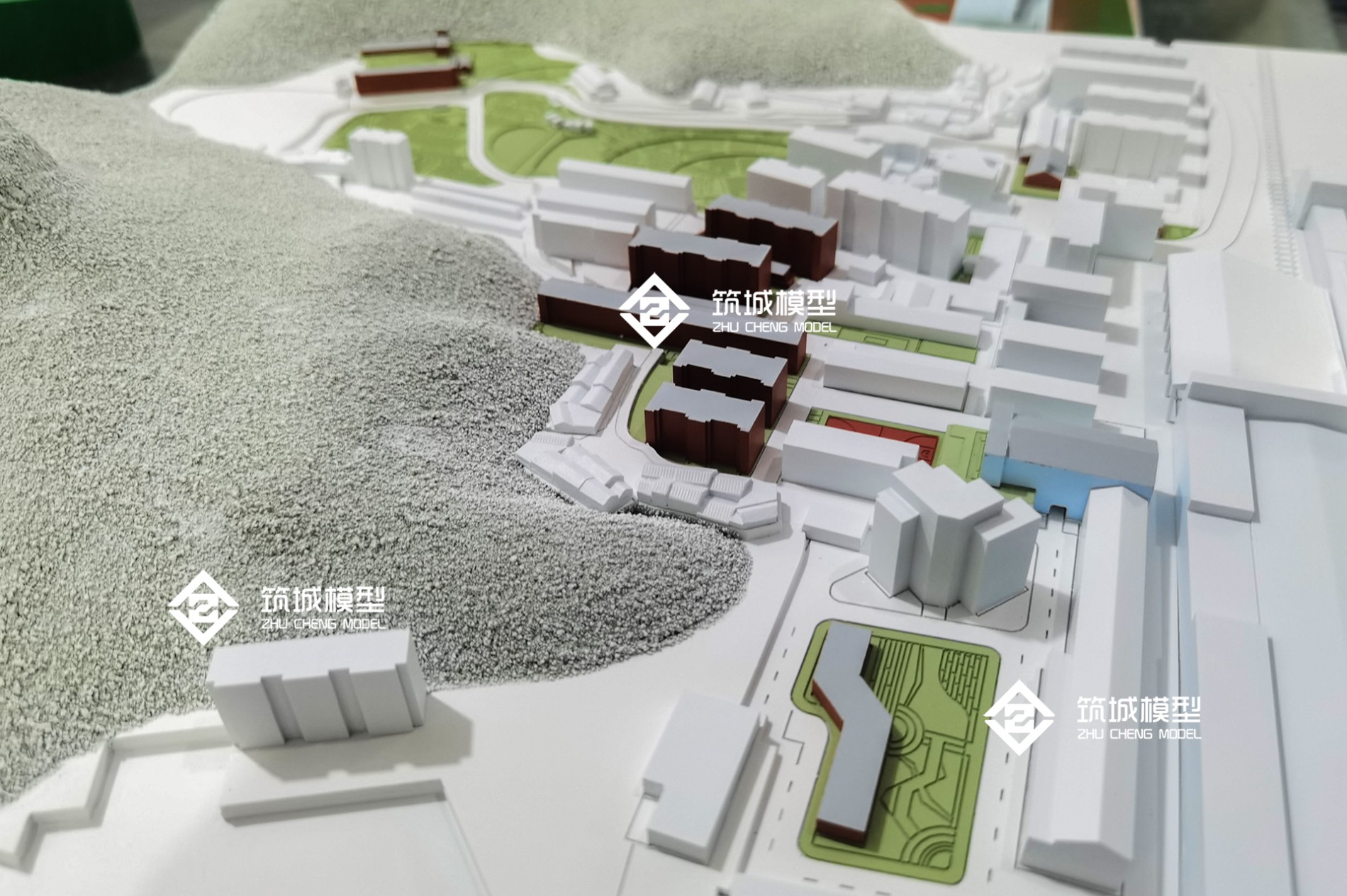 毕业设计规划模型·微缩场景素模
