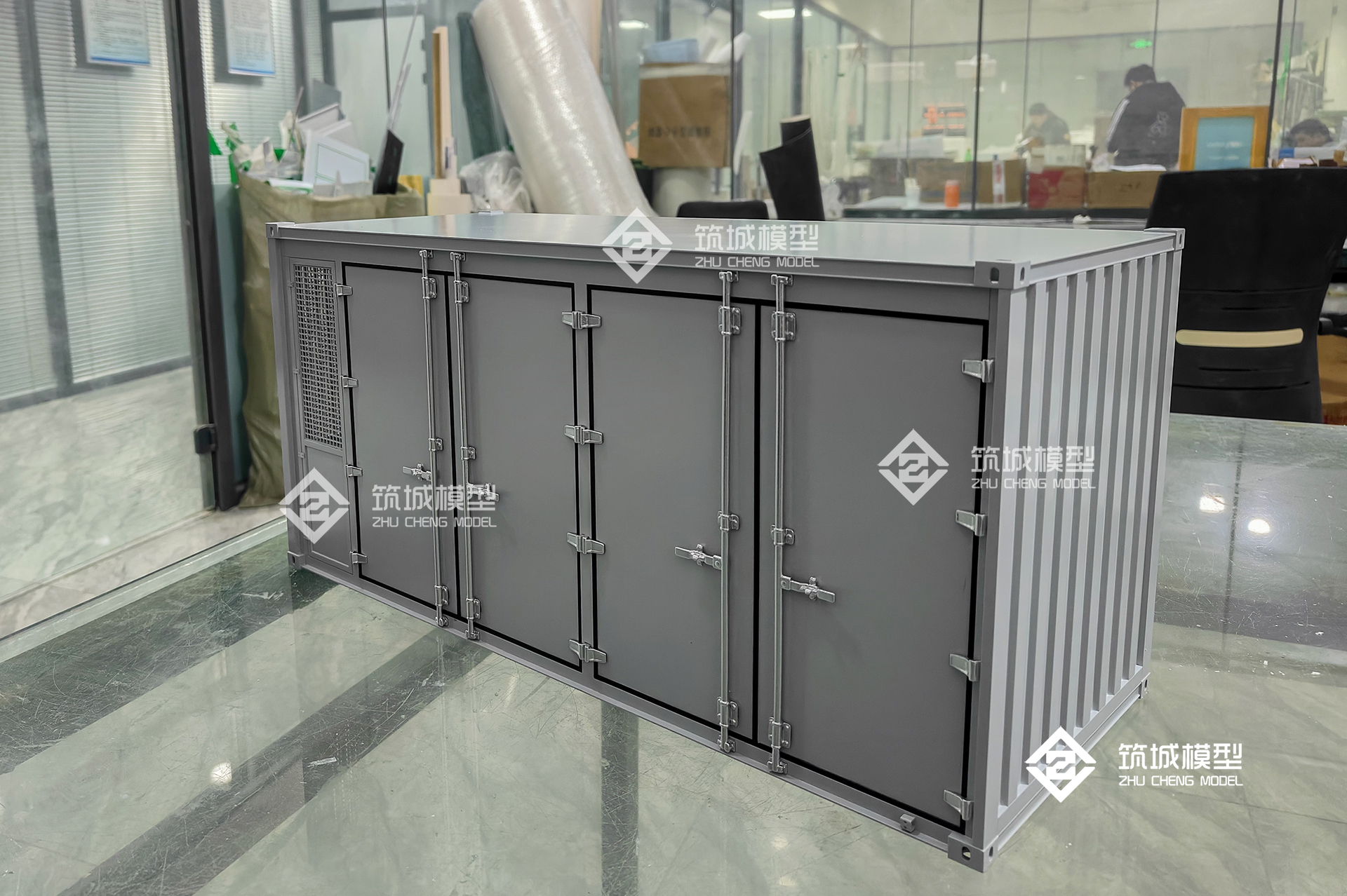 储能柜模型整体效果